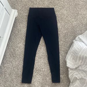 black high waisted leggings